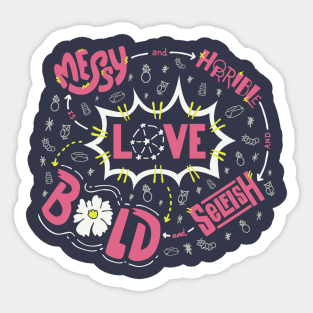 Love Is Sticker